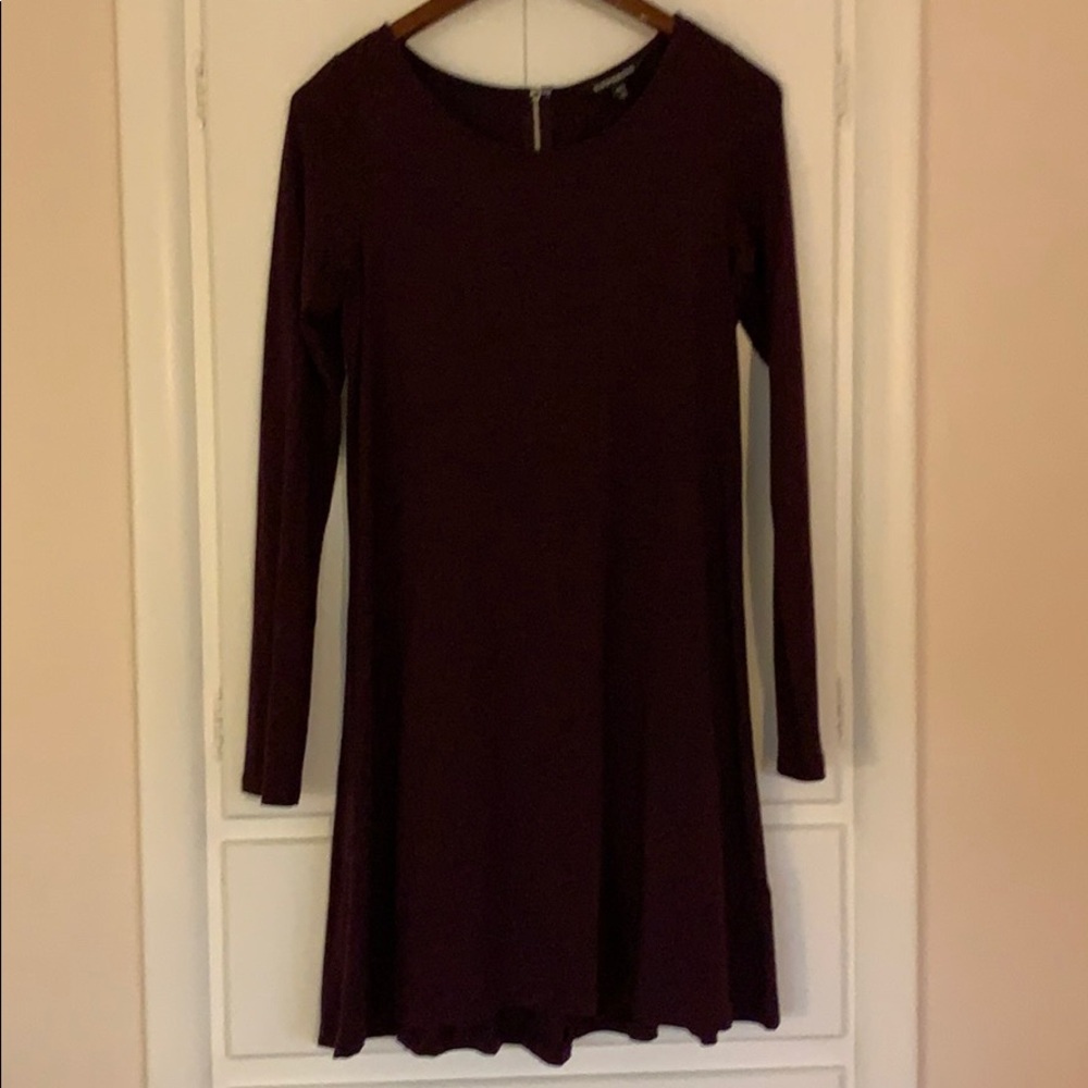 Express Plum long sleeve dress